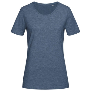 T-shirt Stedman® Lux Women dark denim heather / XS - personalizzabile con logo