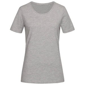 T-shirt Stedman® Lux Women grey heather / XS - personalizzabile con logo