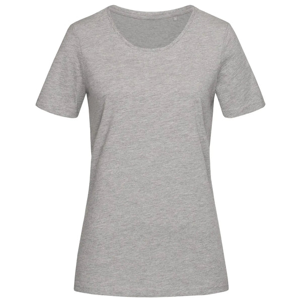 T-shirt Stedman® Lux Women grey heather / XS - personalizzabile con logo