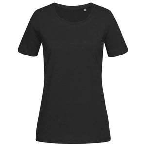 T-shirt Stedman® Lux Women nero / XS - personalizzabile con logo