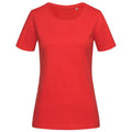 T-shirt Stedman® Lux Women rosso / XS - personalizzabile con logo