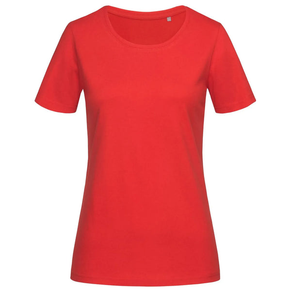 T-shirt Stedman® Lux Women rosso / XS - personalizzabile con logo