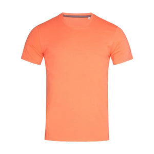 T-shirt Stretch-t arancione / S - personalizzabile con logo