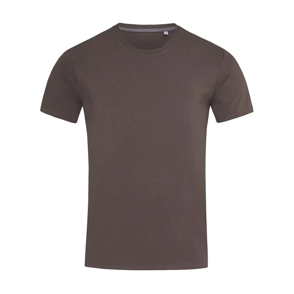 T-shirt Stretch-t marrone / S - personalizzabile con logo