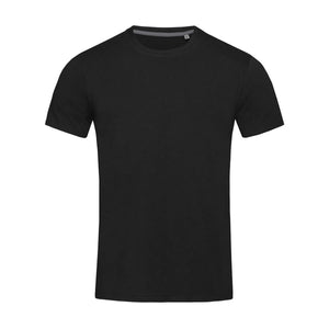 T-shirt Stretch-t nero / S - personalizzabile con logo