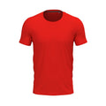 T-shirt Stretch-t rosso / S - personalizzabile con logo
