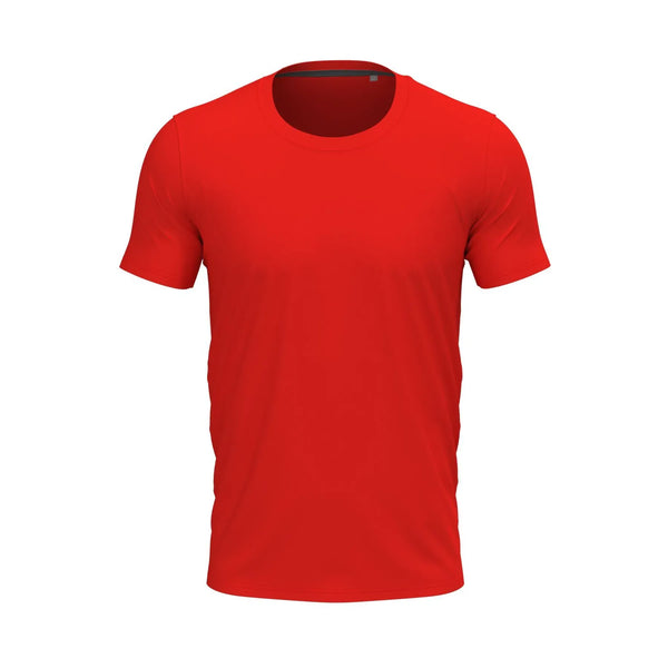 T-shirt Stretch-t rosso / S - personalizzabile con logo