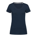 T-shirt Stretch-t V-neck Women marina blue / XS - personalizzabile con logo