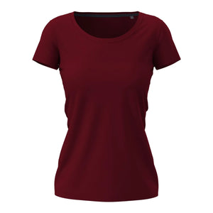 T-shirt Stretch-t Women bordeaux / XS - personalizzabile con logo