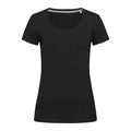 T-shirt Stretch-t Women nero / S - personalizzabile con logo