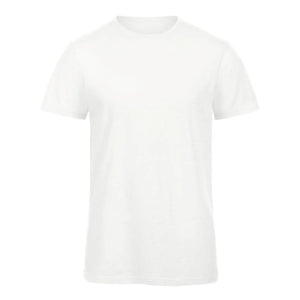 T-shirt T-shirt Inspire Slub T Uomo bianco / S - personalizzabile con logo