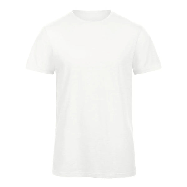 T-shirt T-shirt Inspire Slub T Uomo bianco / S - personalizzabile con logo