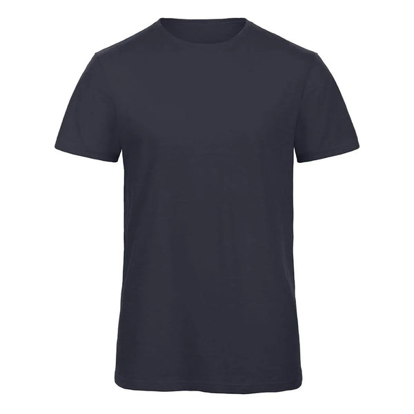 T-shirt T-shirt Inspire Slub T Uomo blu / S - personalizzabile con logo