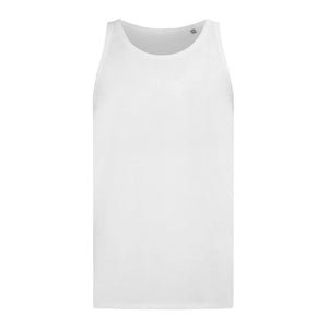 T-shirt Tank Top bianco / S - personalizzabile con logo