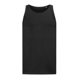 T-shirt Tank Top nero / S - personalizzabile con logo