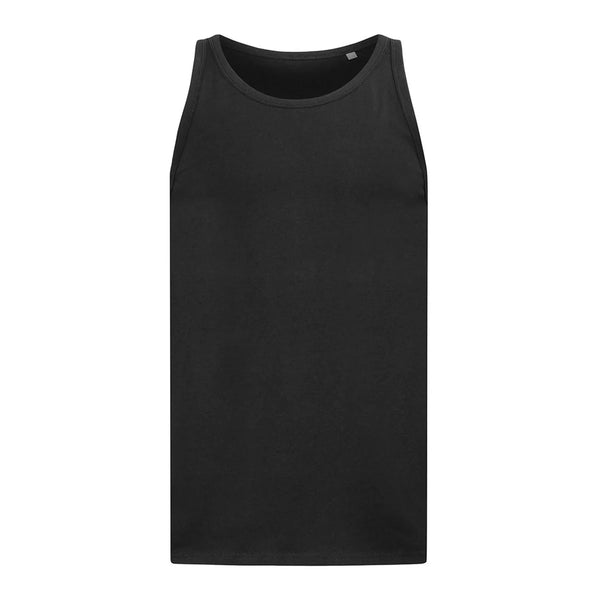 T-shirt Tank Top nero / S - personalizzabile con logo
