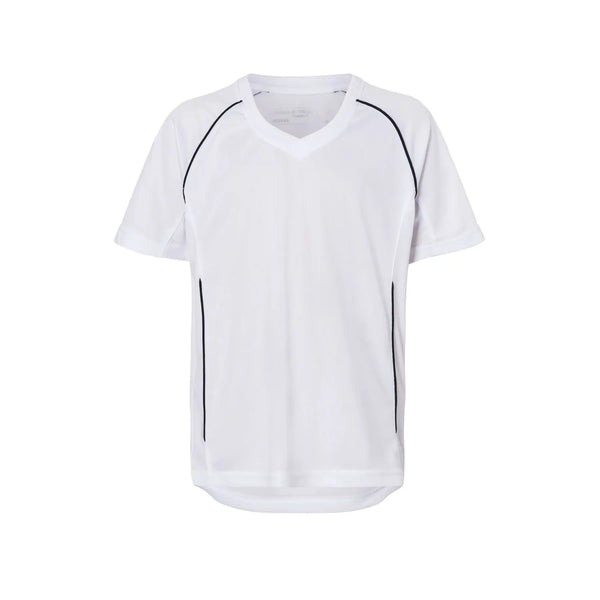 T-shirt Team Shirt Junior bianco / XS - personalizzabile con logo