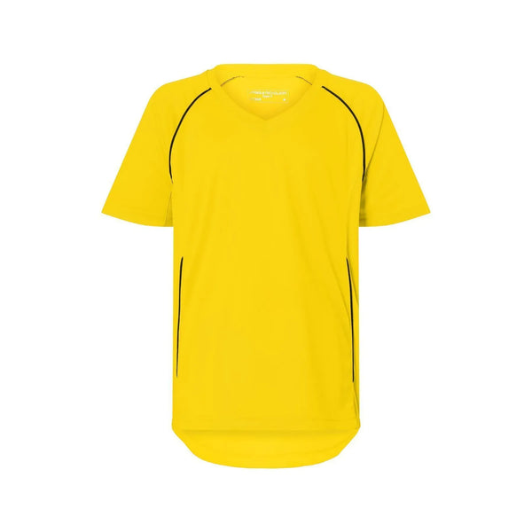T-shirt Team Shirt Junior giallo / XS - personalizzabile con logo