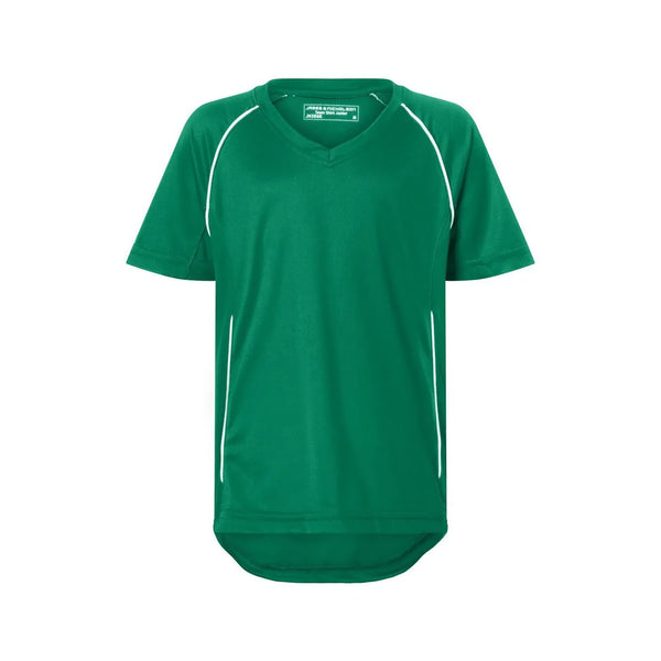 T-shirt Team Shirt Junior verde / XS - personalizzabile con logo