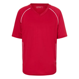 T-shirt Team Shirt rosso / S - personalizzabile con logo