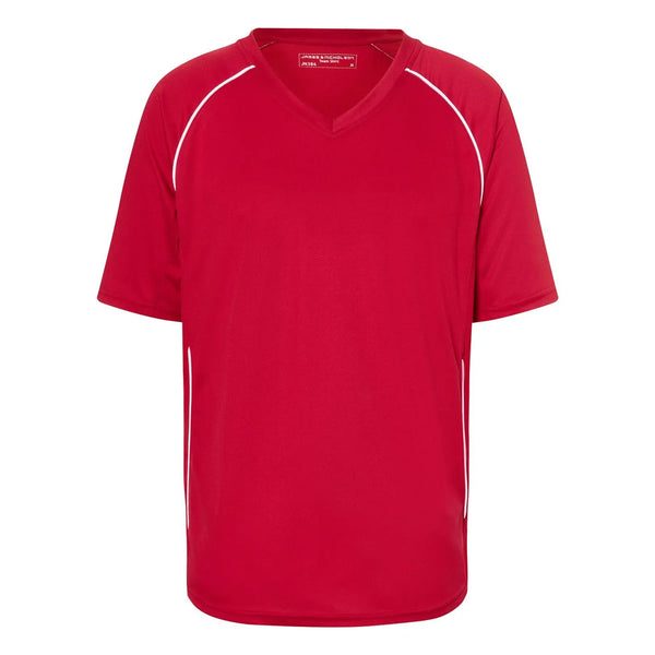 T-shirt Team Shirt rosso / S - personalizzabile con logo