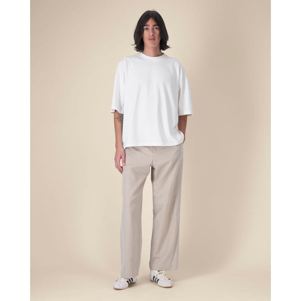 T Shirt Unisex Boxy In Cotone Riciclato Hypster bianco / XXS - personalizzabile con logo