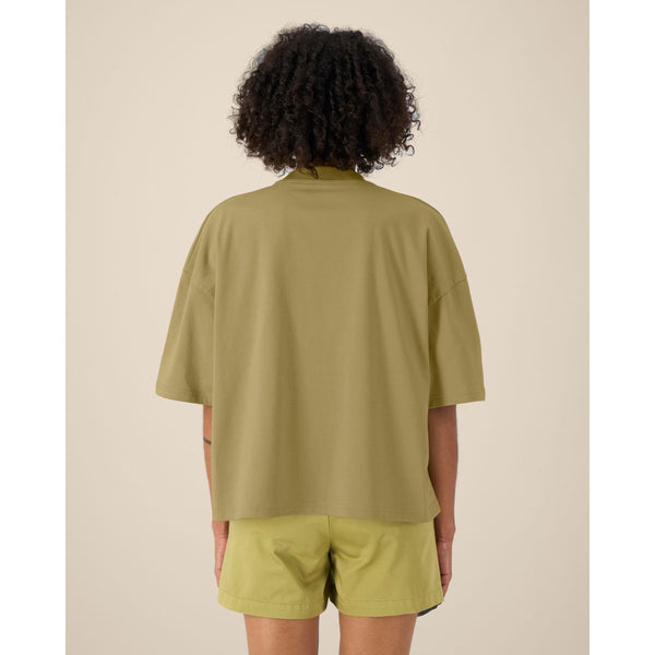 T Shirt Unisex Boxy In Cotone Riciclato Hypster - personalizzabile con logo