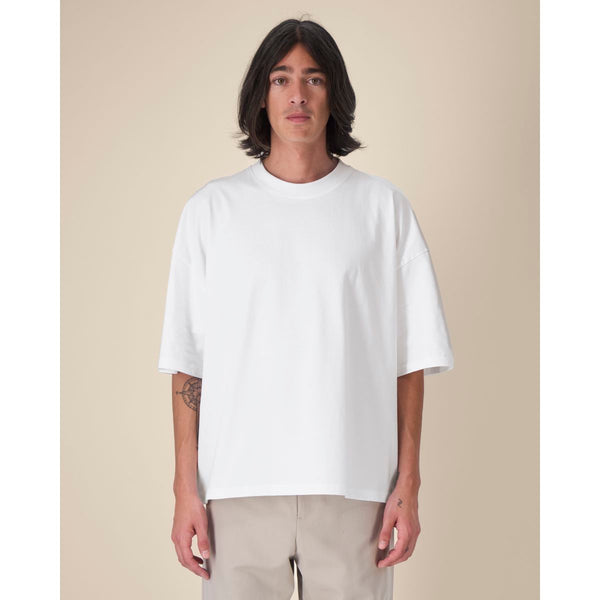 T Shirt Unisex Boxy In Cotone Riciclato Hypster - personalizzabile con logo