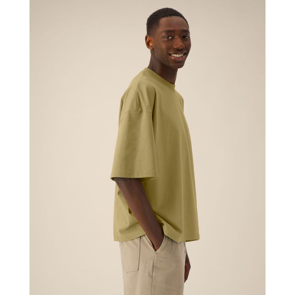 T Shirt Unisex Boxy In Cotone Riciclato Hypster - personalizzabile con logo