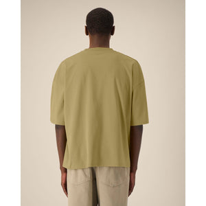 T Shirt Unisex Boxy In Cotone Riciclato Hypster - personalizzabile con logo
