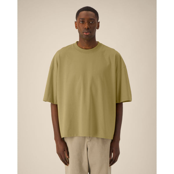 T Shirt Unisex Boxy In Cotone Riciclato Hypster - personalizzabile con logo