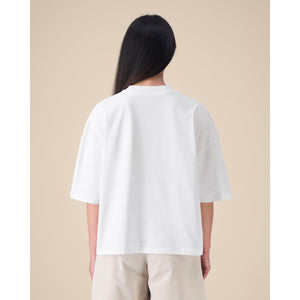 T Shirt Unisex Boxy In Cotone Riciclato Hypster - personalizzabile con logo