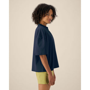 T Shirt Unisex Boxy In Cotone Riciclato Hypster - personalizzabile con logo