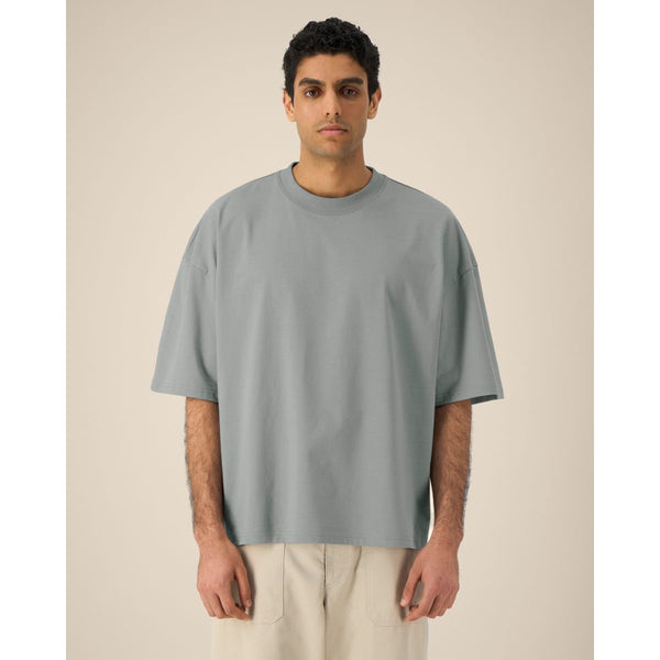 T Shirt Unisex Boxy In Cotone Riciclato Hypster - personalizzabile con logo