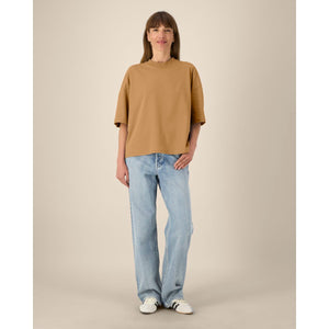 T Shirt Unisex Boxy In Cotone Riciclato Hypster - personalizzabile con logo
