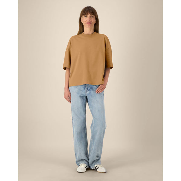T Shirt Unisex Boxy In Cotone Riciclato Hypster - personalizzabile con logo
