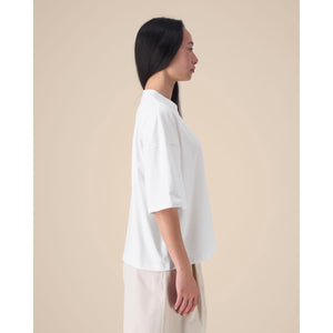 T Shirt Unisex Boxy In Cotone Riciclato Hypster - personalizzabile con logo