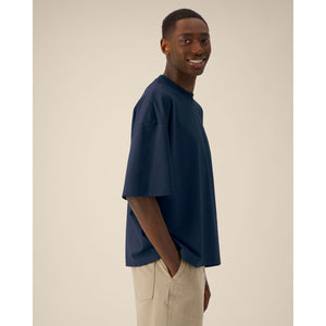T Shirt Unisex Boxy In Cotone Riciclato Hypster - personalizzabile con logo