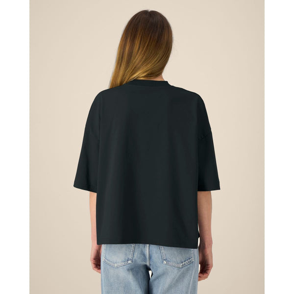 T Shirt Unisex Boxy In Cotone Riciclato Hypster - personalizzabile con logo