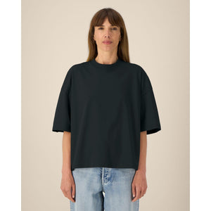 T Shirt Unisex Boxy In Cotone Riciclato Hypster - personalizzabile con logo