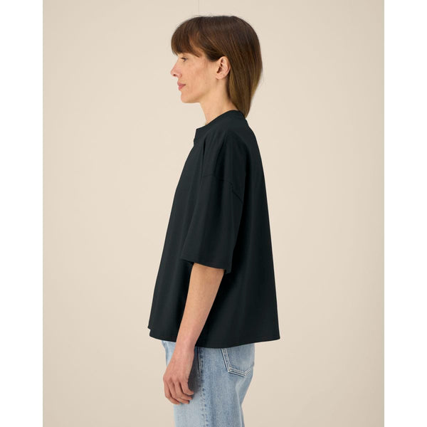 T Shirt Unisex Boxy In Cotone Riciclato Hypster - personalizzabile con logo