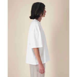 T Shirt Unisex Boxy In Cotone Riciclato Hypster - personalizzabile con logo