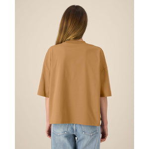 T Shirt Unisex Boxy In Cotone Riciclato Hypster - personalizzabile con logo