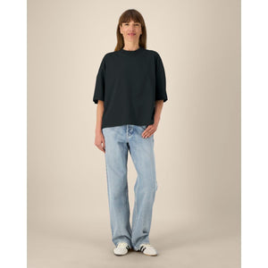 T Shirt Unisex Boxy In Cotone Riciclato Hypster - personalizzabile con logo