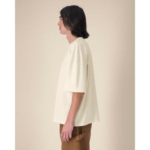 T Shirt Unisex Boxy In Cotone Riciclato Hypster - personalizzabile con logo