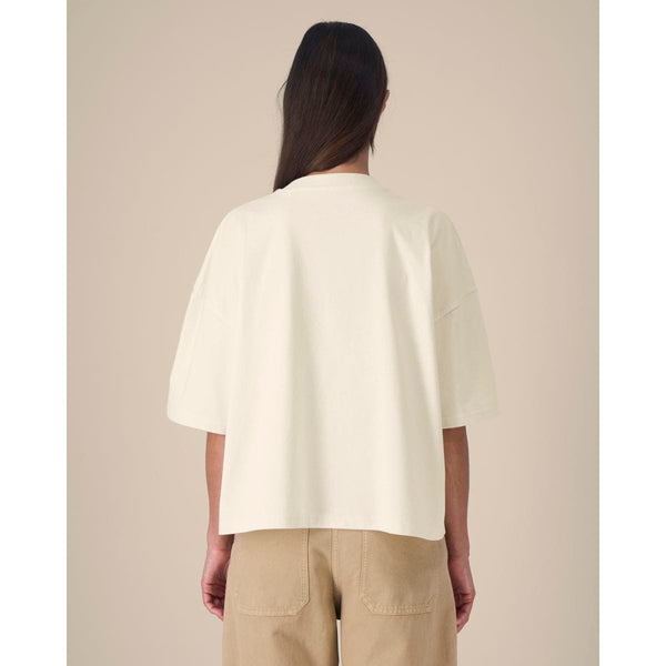 T Shirt Unisex Boxy In Cotone Riciclato Hypster - personalizzabile con logo