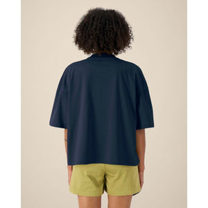T Shirt Unisex Boxy In Cotone Riciclato Hypster - personalizzabile con logo