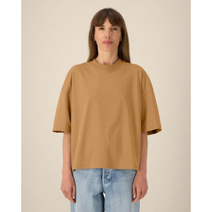 T Shirt Unisex Boxy In Cotone Riciclato Hypster - personalizzabile con logo