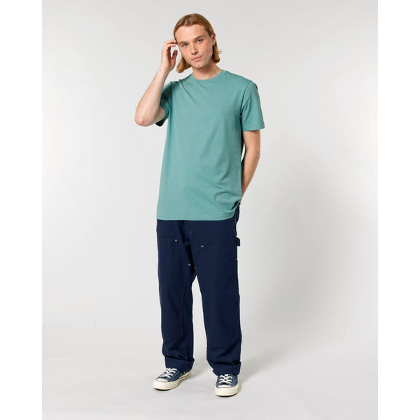 T Shirt Unisex Crafter teal monstera / XS - personalizzabile con logo