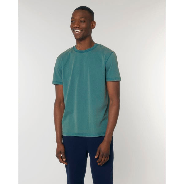 T Shirt Unisex Garment Dyed Crafter Vintage g. dyed hydro / XXS - personalizzabile con logo